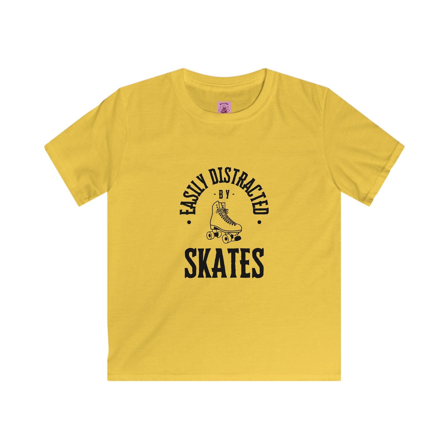 Kids Easily Distracted by Skates Tee
