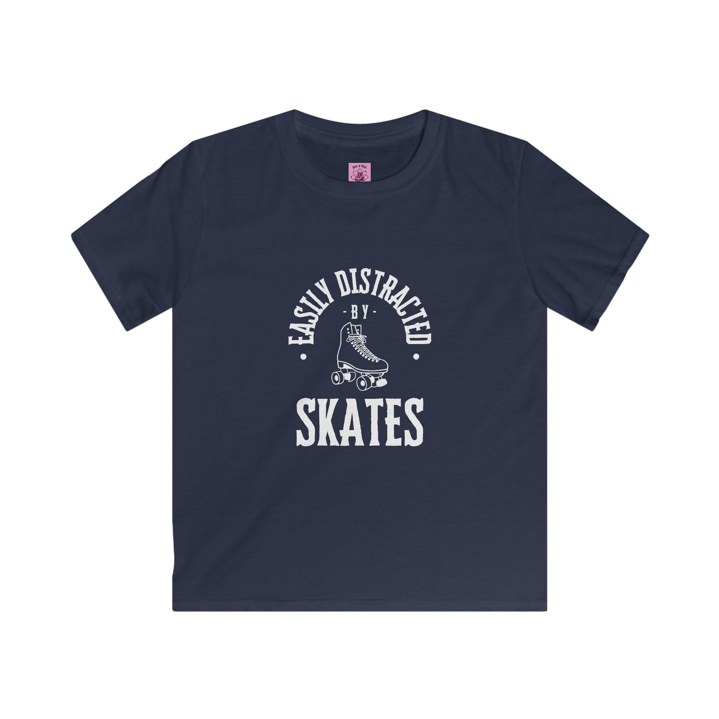 Kids Easily Distracted by Skates Tee