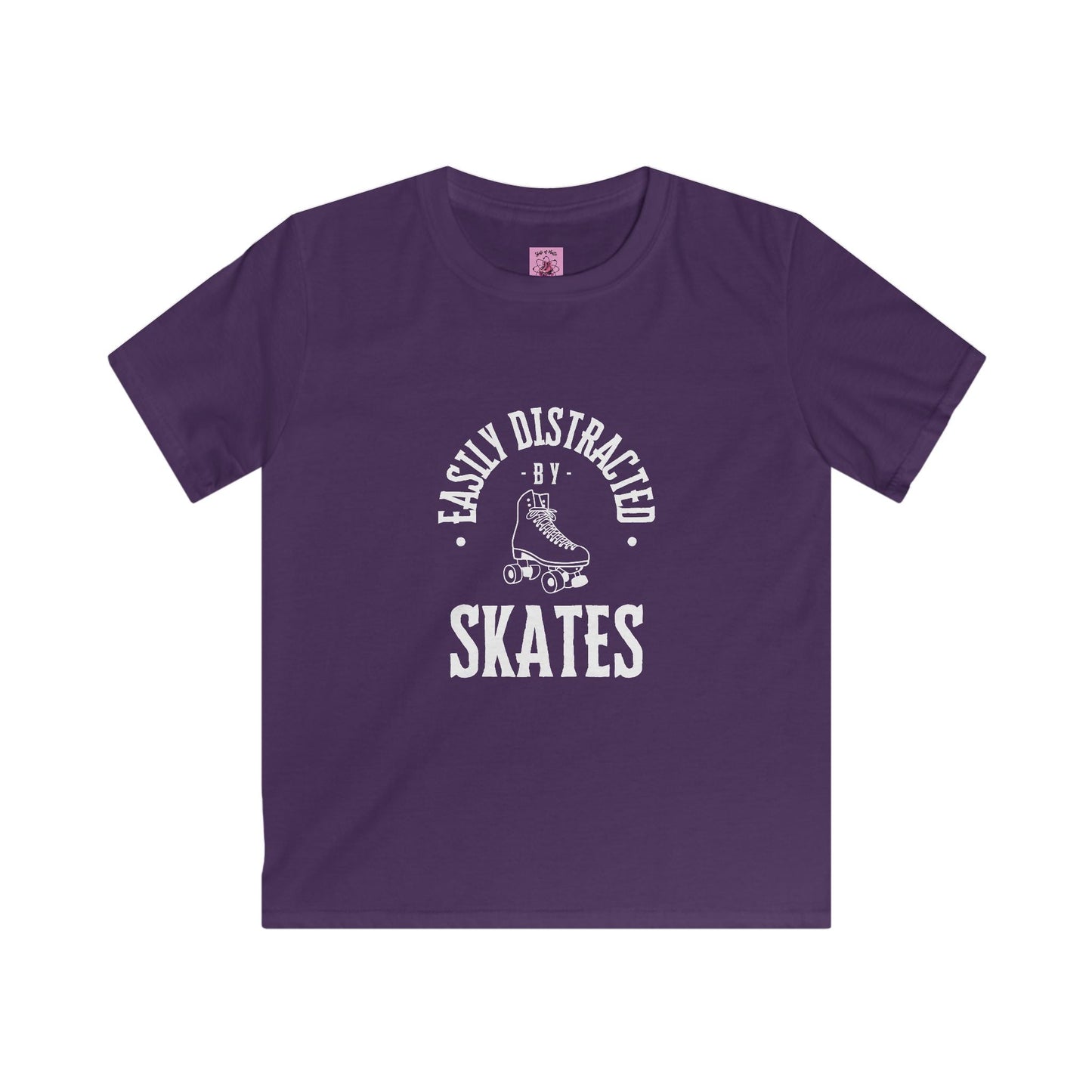 Kids Easily Distracted by Skates Tee