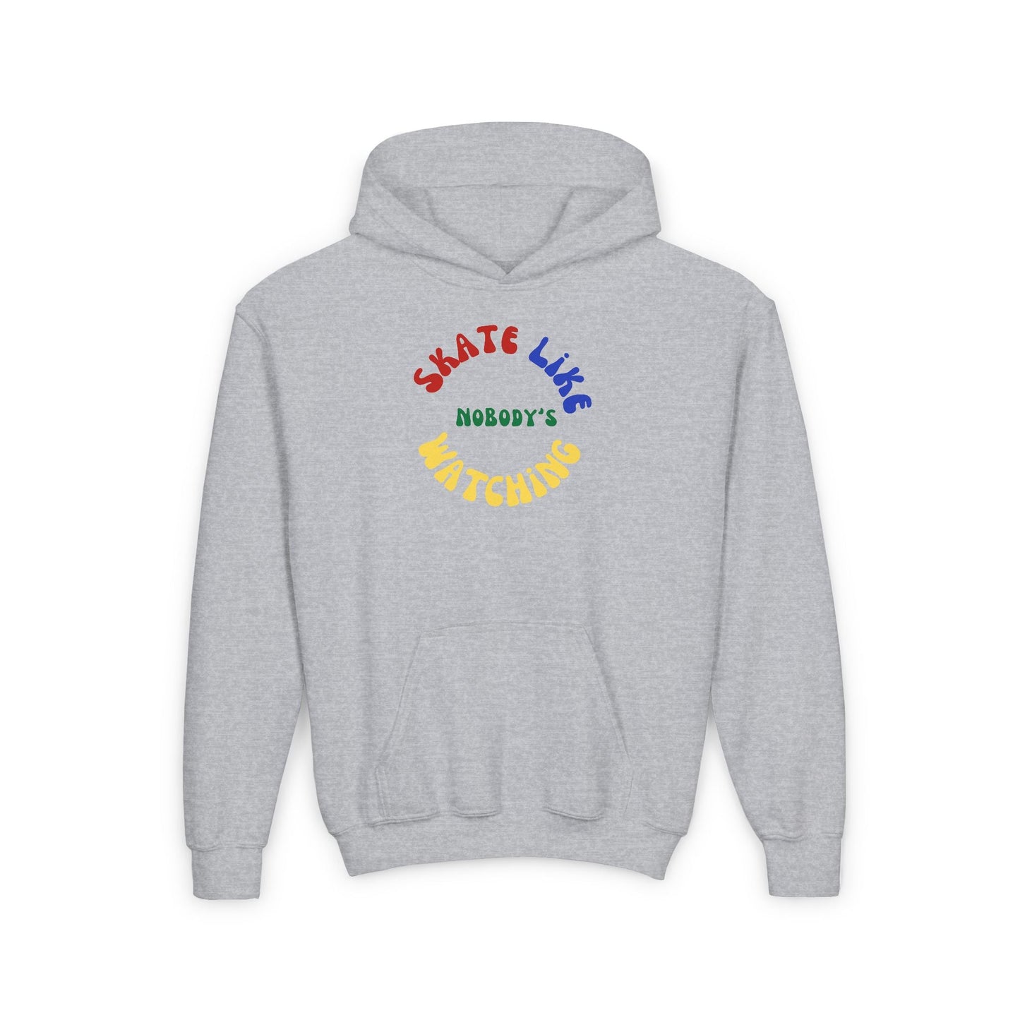 Kids Primary Skate Like Nobody's Watching Hoodie