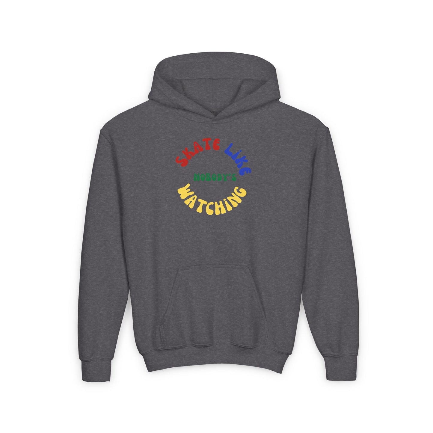Kids Primary Skate Like Nobody's Watching Hoodie