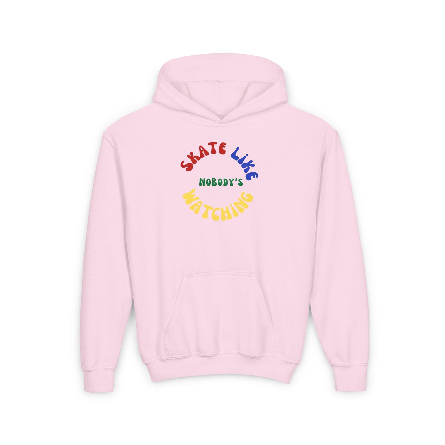 Kids Primary Skate Like Nobody's Watching Hoodie