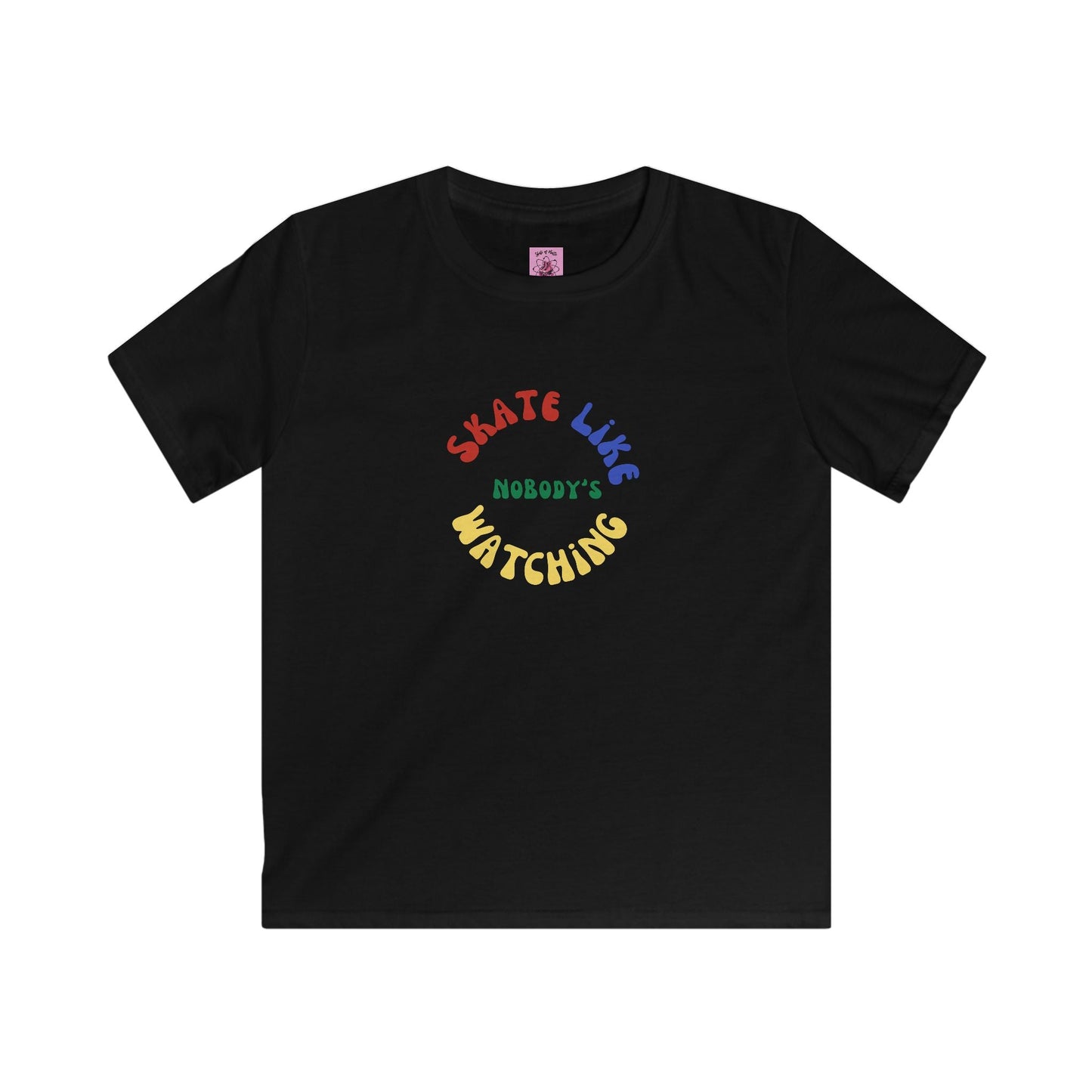 Kids Primary Skate Like Nobody's Watching Tee