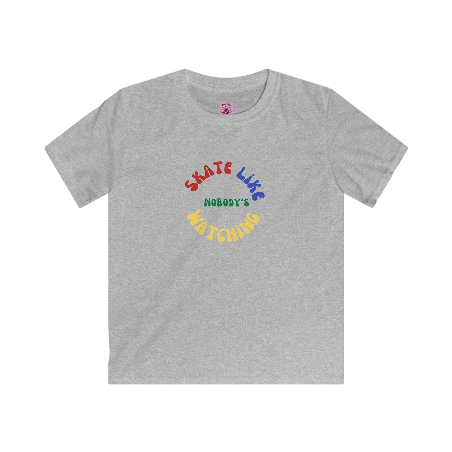 Kids Primary Skate Like Nobody's Watching Tee