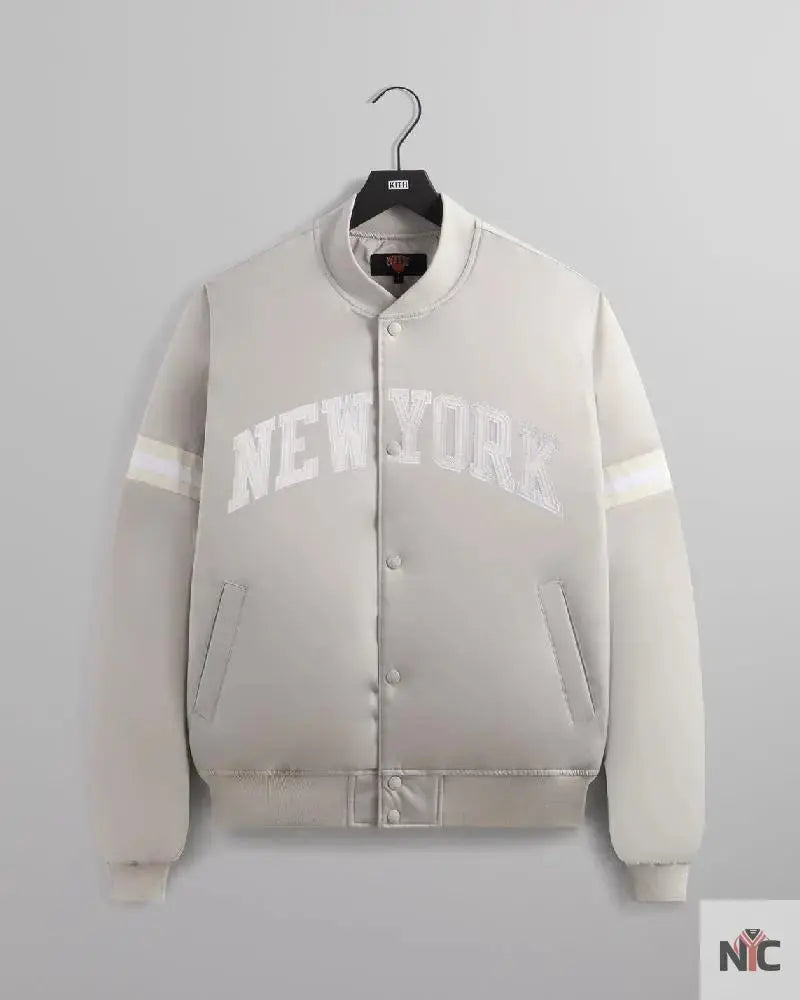 Kith For The New York Knicks Empire Satin Bomber Jacket