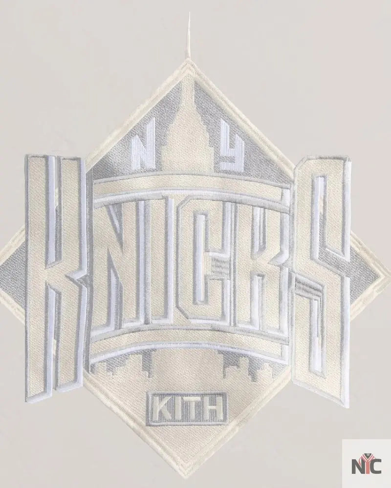 Kith For The New York Knicks Empire Satin Bomber Jacket