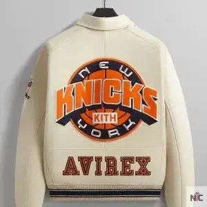 Kith & Avirex for the New York Knicks Jacket