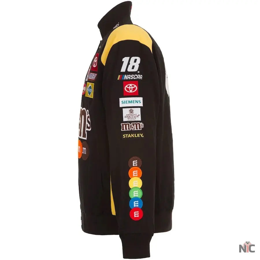 Kyle Busch M&Ms Full-Snap Twill Jacket