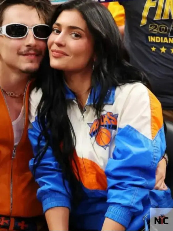 Kylie Jenner Knicks Game Vintage Jacket