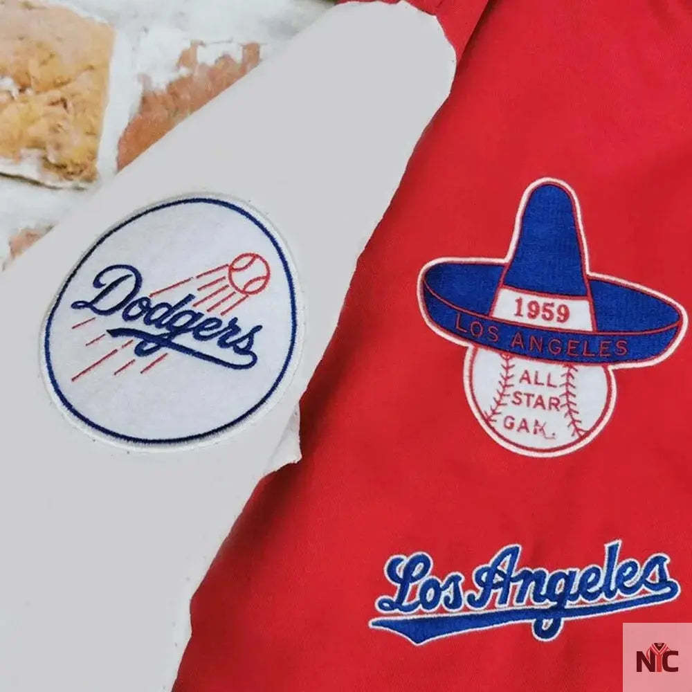 LA Dodgers 1959 and White Varsity Jacket