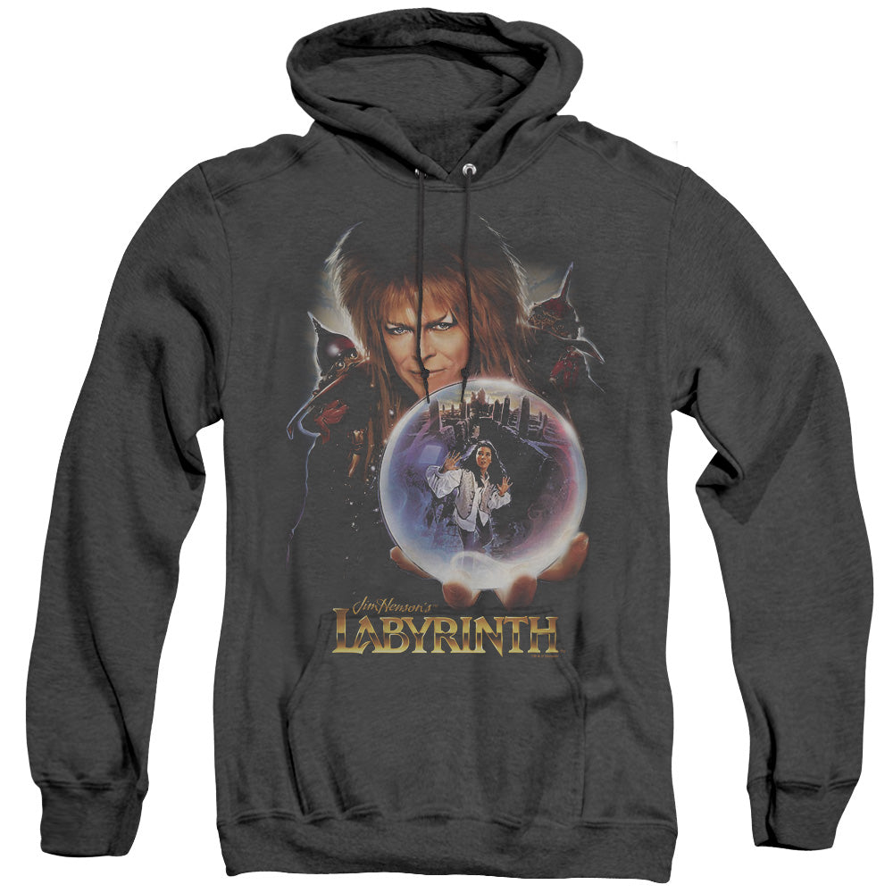 Labyrinth I Have A Gift Mens Heather Hoodie Black Officially Licensed