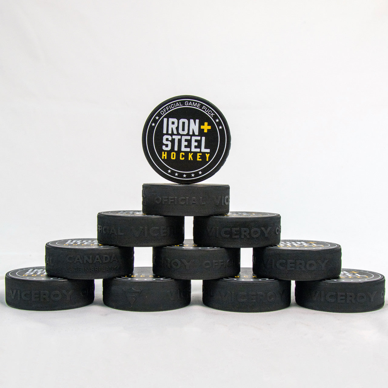 Iron+Steel Hockey Puck