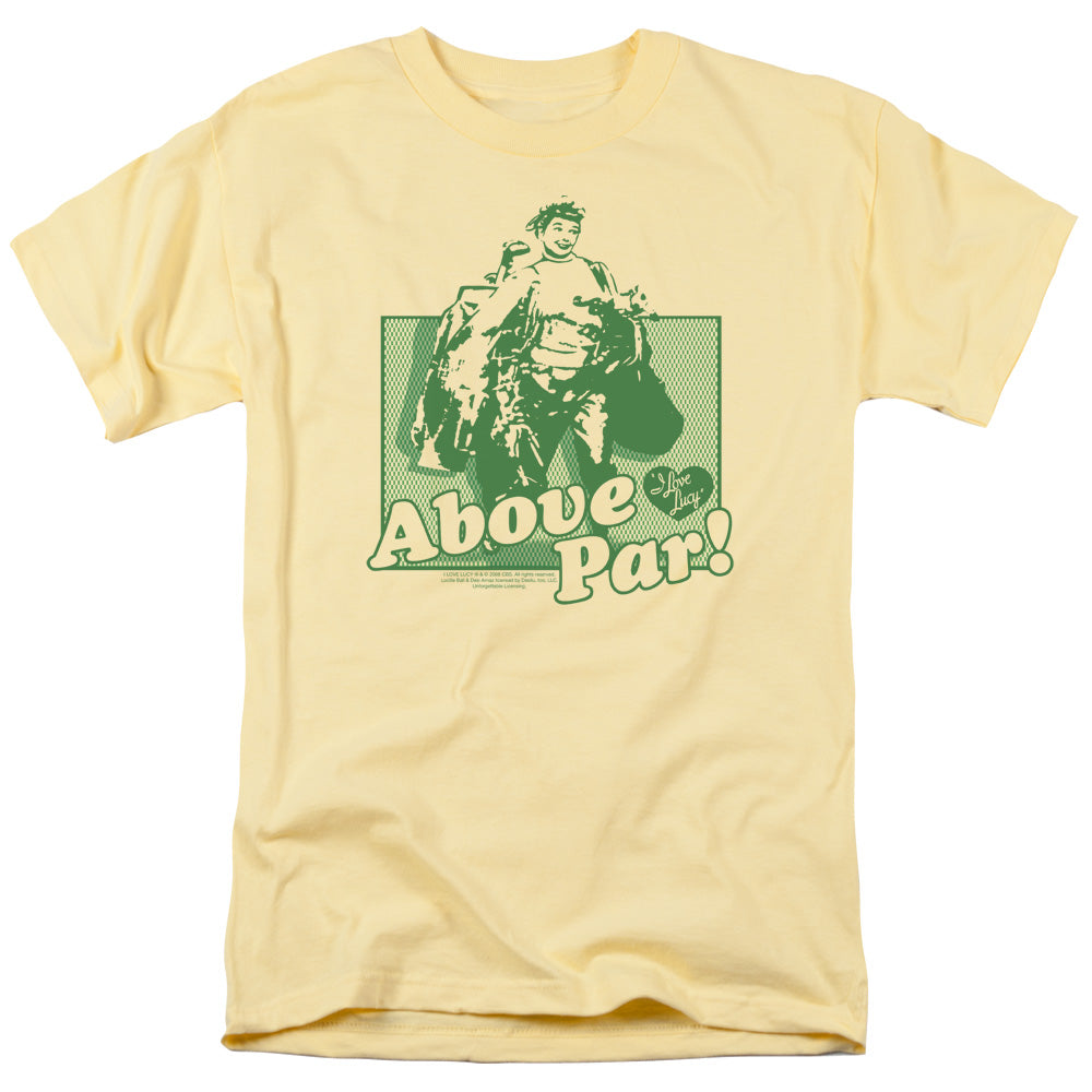I Love Lucy Above Par Mens T Shirt Banana Officially Licensed