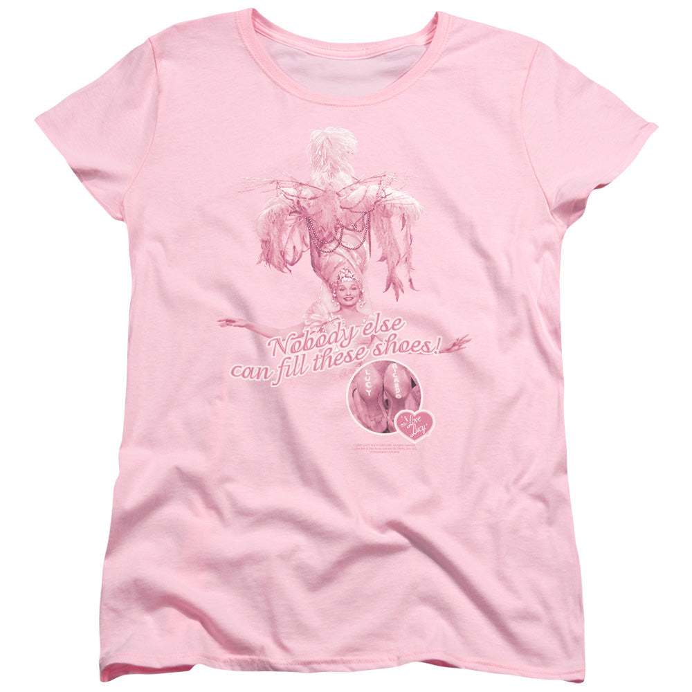 I Love Lucy Nobody Else Womens T Shirt Pink Officially Licensed
