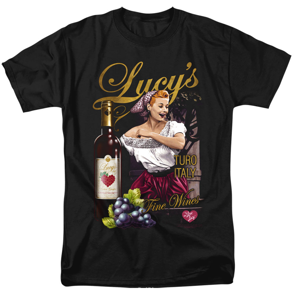 I Love Lucy Bitter Grapes Mens T Shirt Black Officially Licensed