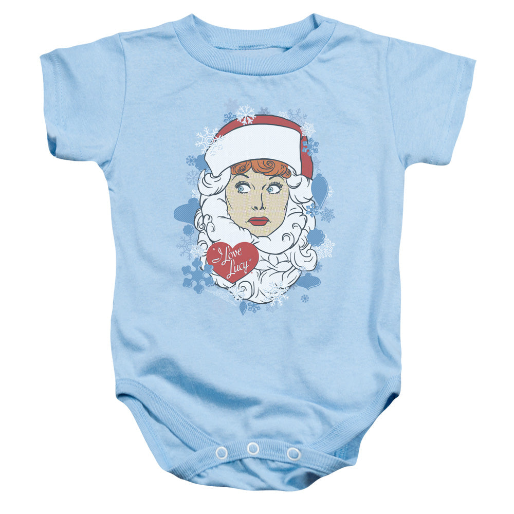 I Love Lucy Beard Flakes Infant Baby Snapsuit Light Blue Officially Licensed