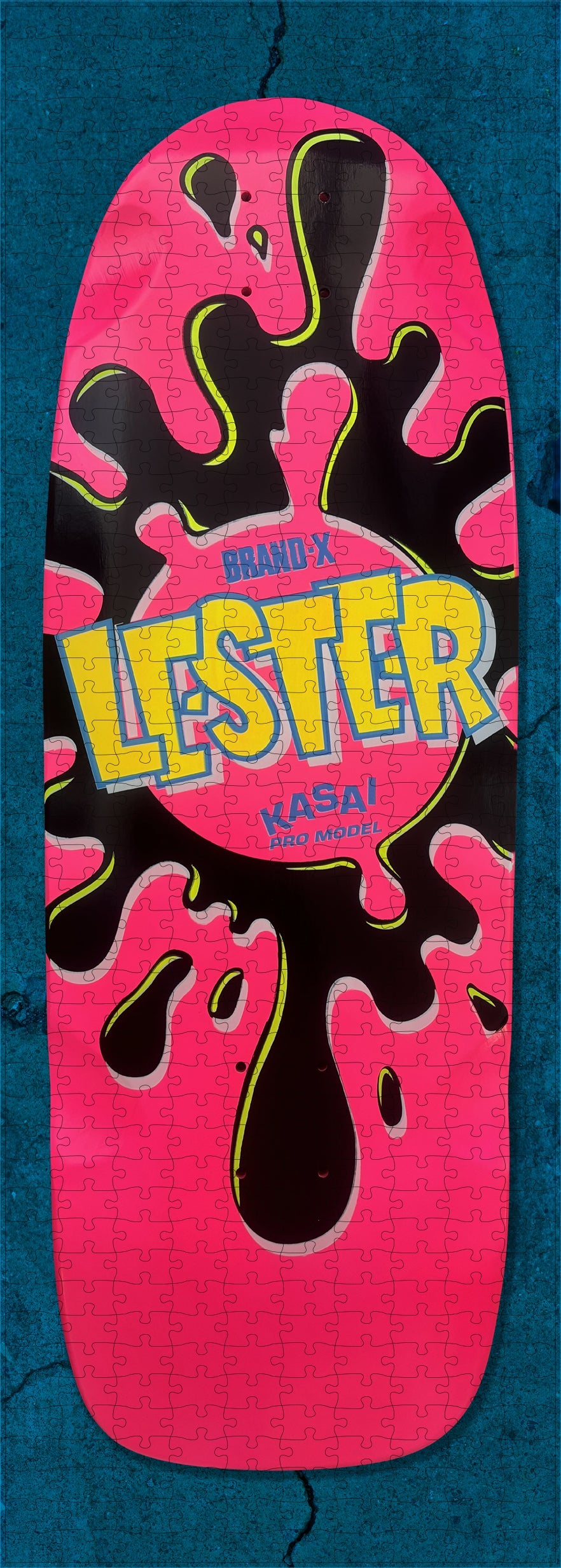 Lester Kasai Sk8zzle Skateboard Puzzle 12"x34"