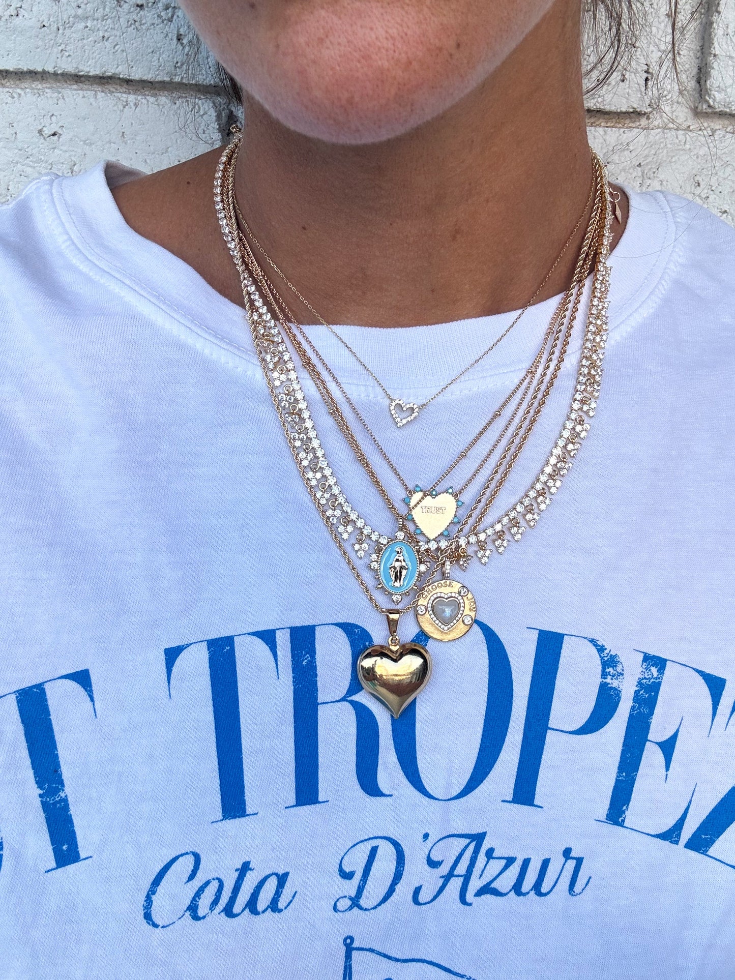 Aqua Lady Lourdes Pendant