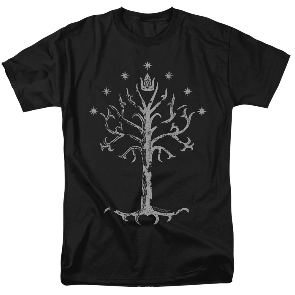 Lord of the Rings Tree Of Gondor Mens T Shirt Black Officially Licensed