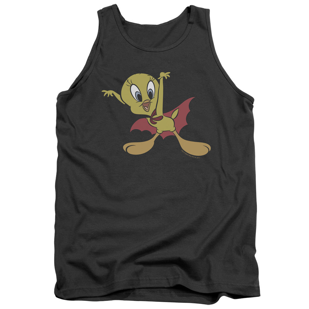 Looney Tunes Vampire Tweety Mens Tank Top Shirt Charcoal Officially Licensed