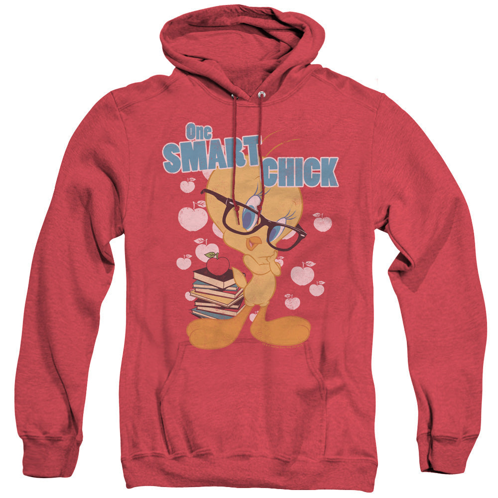 Looney Tunes One Art Chick Heather Mens Hoodie Red Officially Licensed