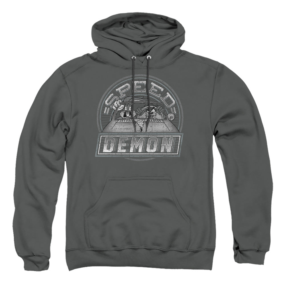 Looney Tunes Speed Demon Mens Hoodie Charcoal Officially Licensed