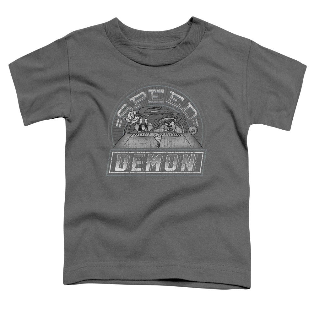 Looney Tunes Speed Demon Toddler Kids Youth T Shirt Charcoal Officially Licensed