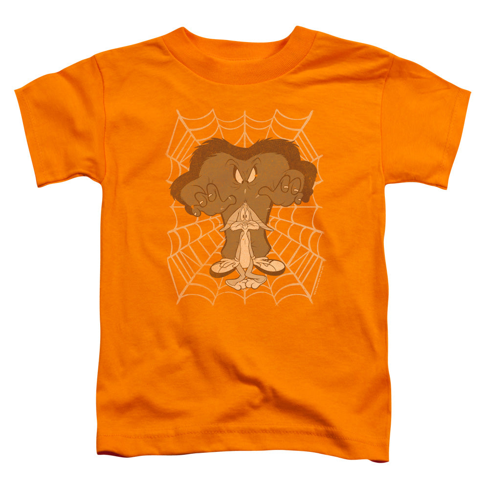 Looney Tunes Being Watched Toddler Kids Youth T Shirt Orange Officially Licensed