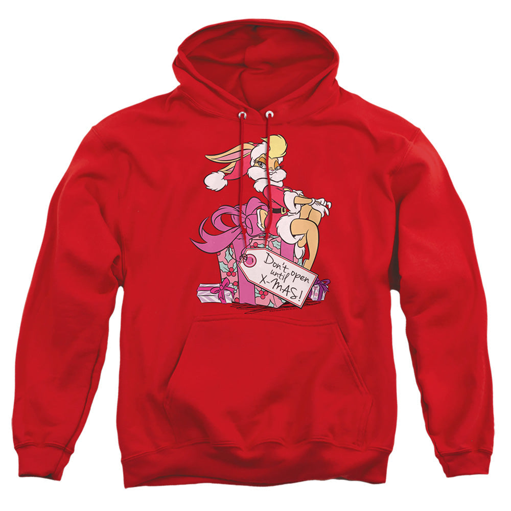 Looney Tunes Lola Present Mens Hoodie Red Officially Licensed