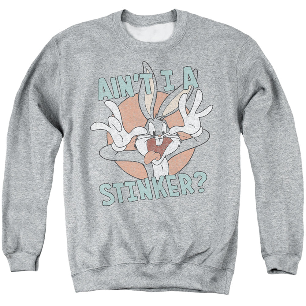Looney Tunes Aint I A Stinker Mens Crewneck Sweatshirt Athletic Heather Officially Licensed