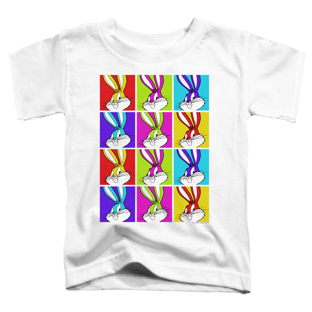 Looney Tunes Bugs Tiles Toddler Kids Youth T Shirt White Officially Licensed