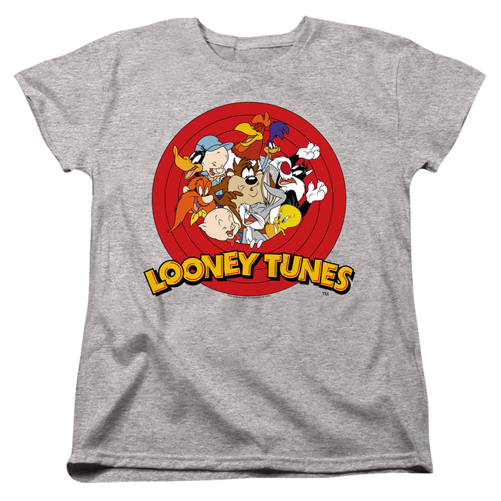 Looney Tunes Group Womens T Shirt Athletic Heather Officially Licensed
