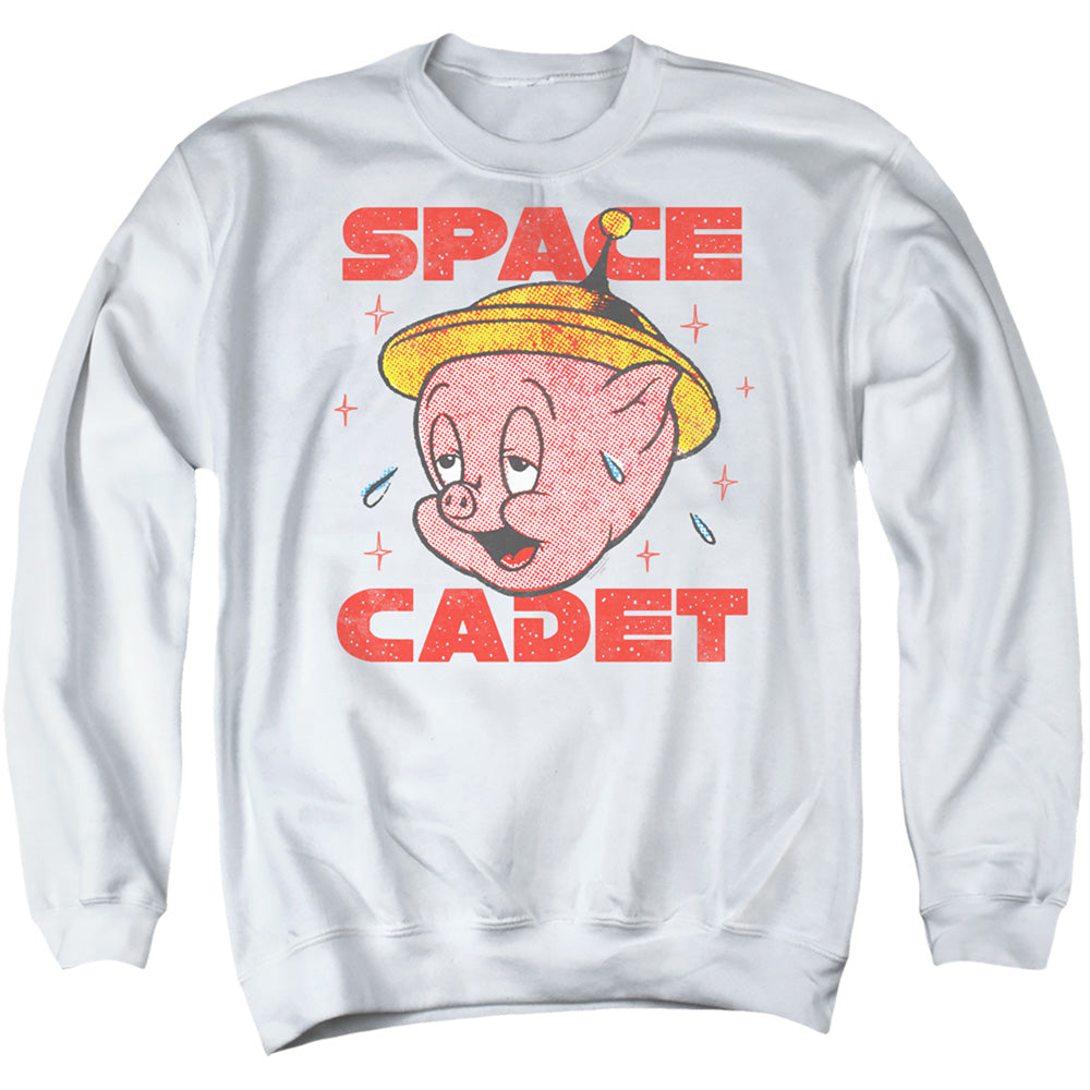Looney Tunes Space Ghost Mens Crewneck Sweatshirt White Officially Licensed