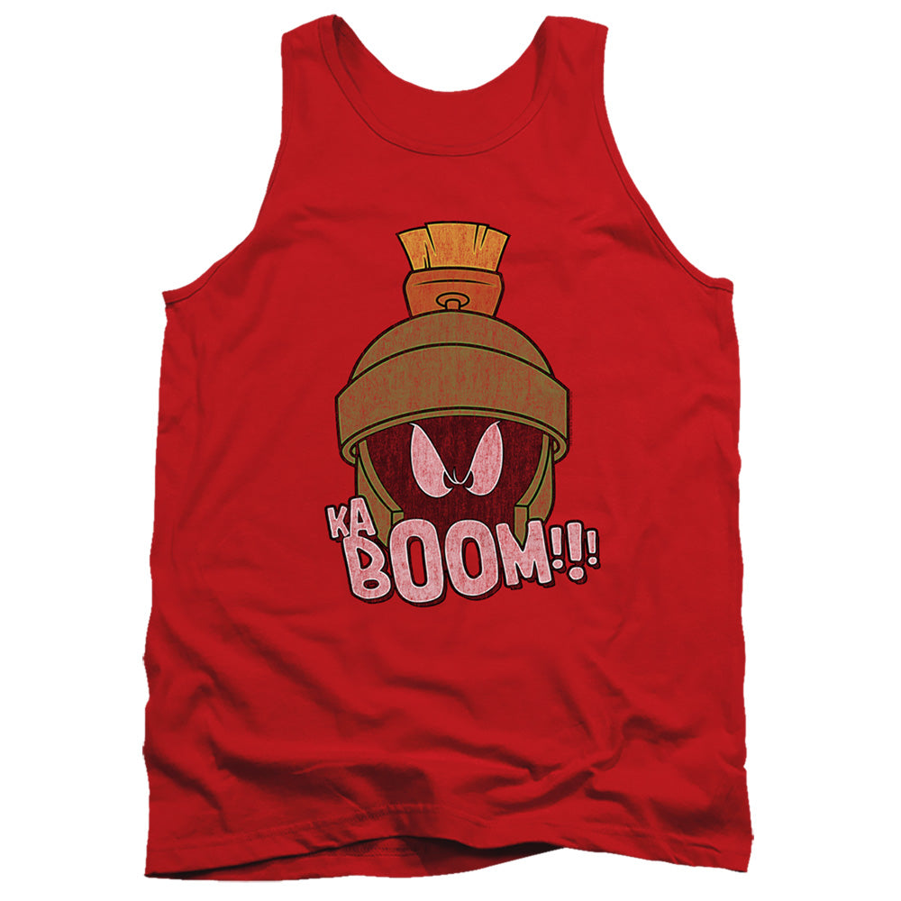Looney Tunes Kaboom Mens Tank Top Shirt Red Officially Licensed