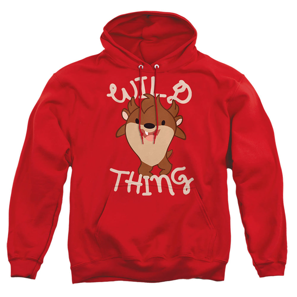 Looney Tunes Wild Thing Kid Mens Hoodie Red Officially Licensed