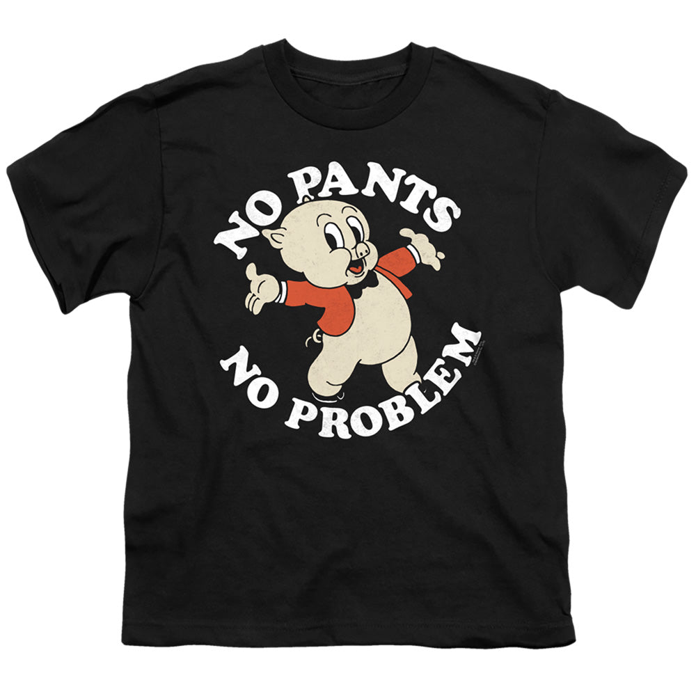 Looney Tunes No Pants Kids Youth T Shirt Black Officially Licensed