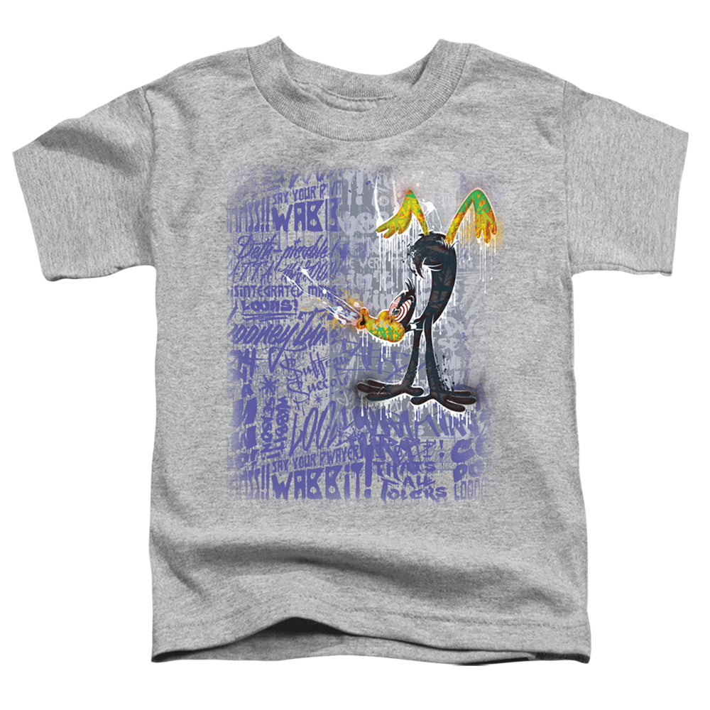 Looney Tunes Graffiti Duck Toddler Kids Youth T Shirt Athletic Heather Officially Licensed