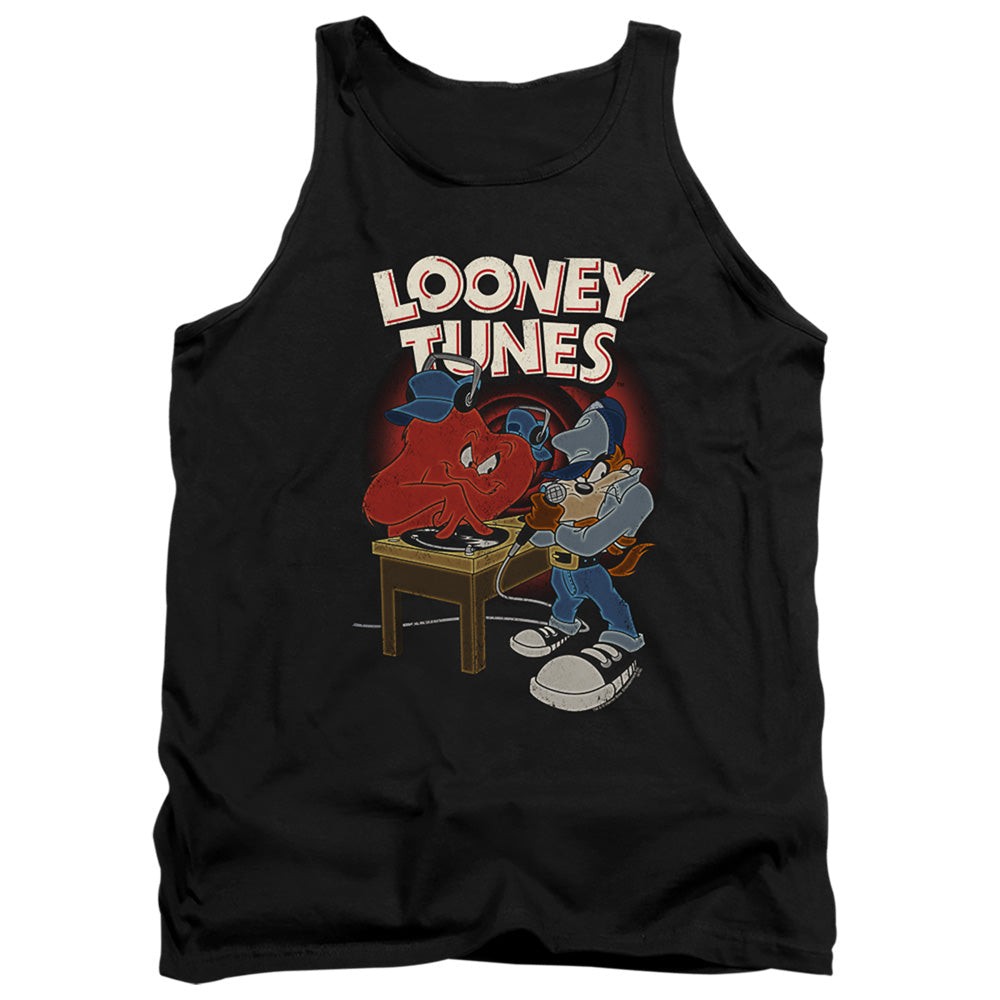 Looney Tunes Dj Looney Tunes Mens Tank Top Shirt Black Officially Licensed