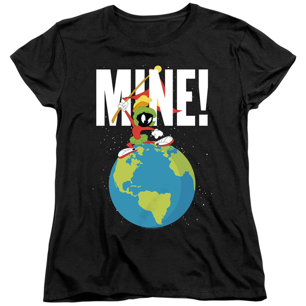 Looney Tunes Mine Womens T Shirt Black Officially Licensed