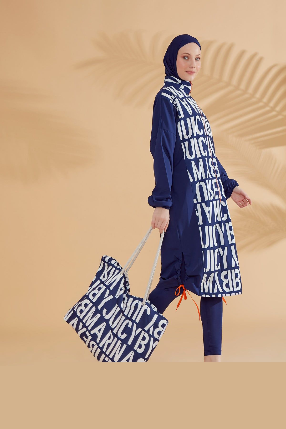 Navy Beach Bag C2302