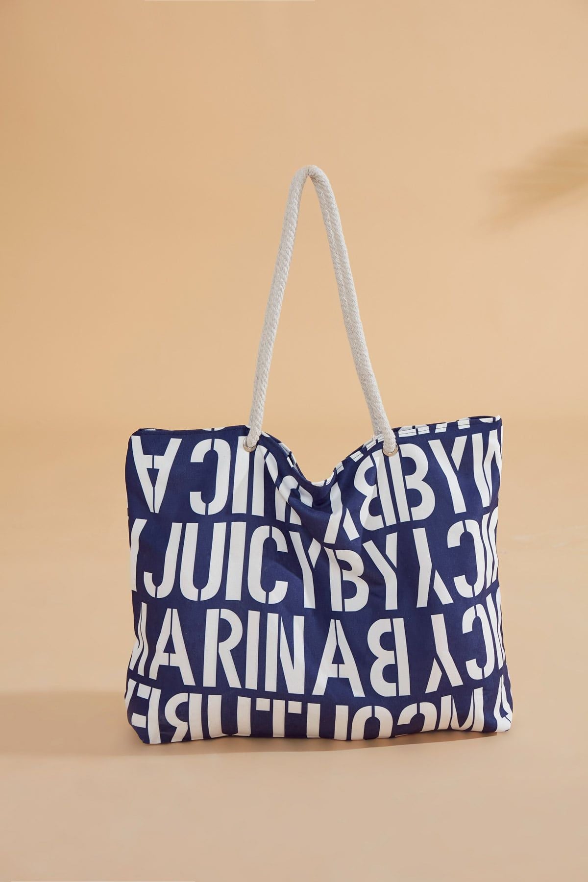 Navy Beach Bag C2302