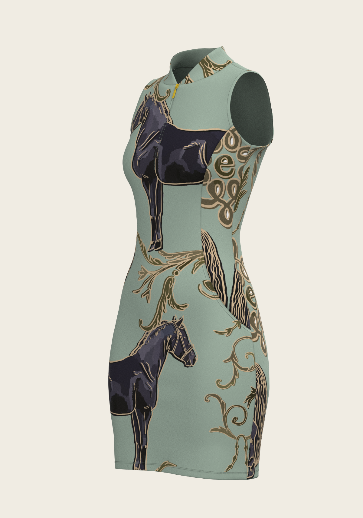 Grande Horse Golf Dress