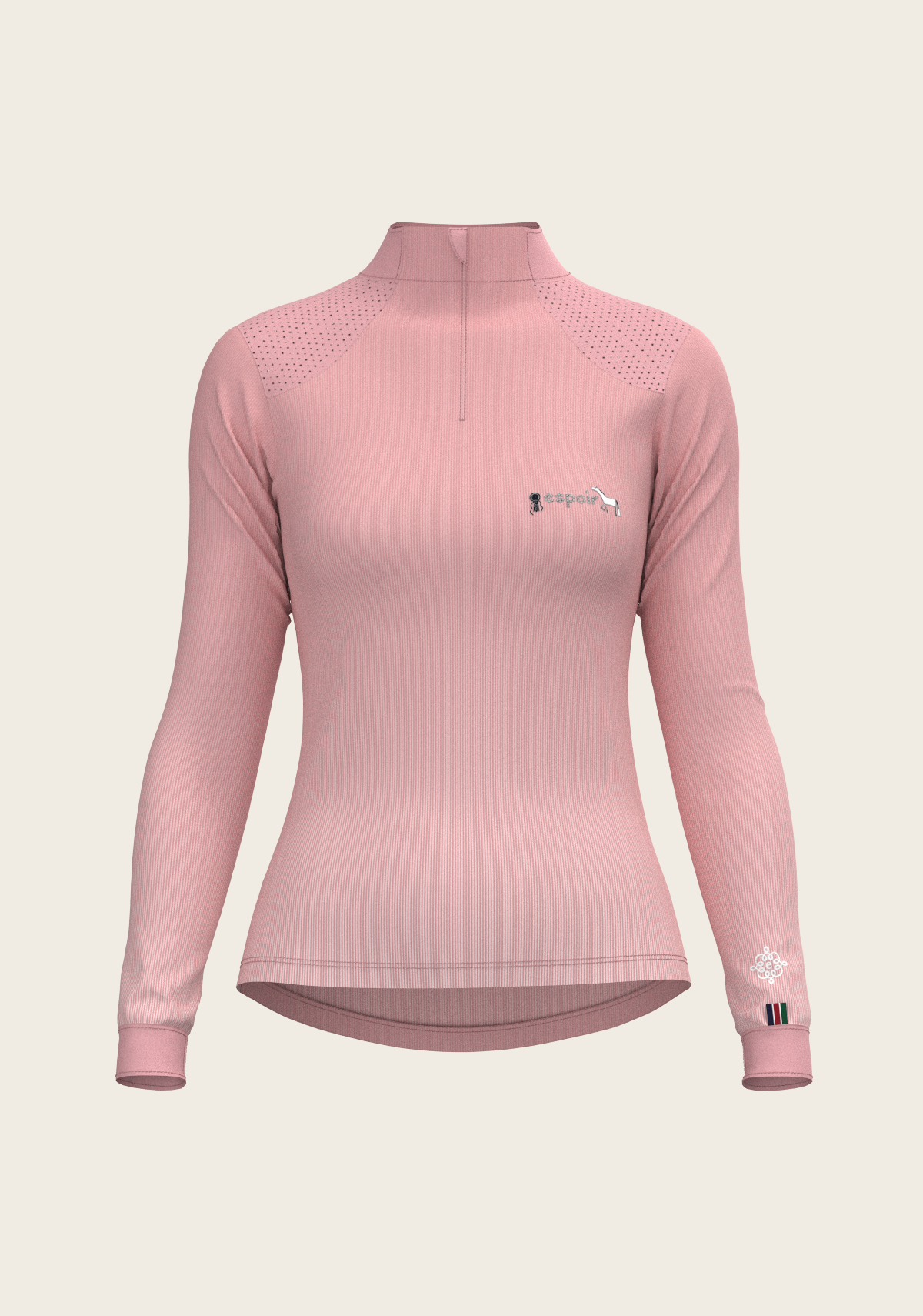 Stripes on Rose Sport Sun Shirt