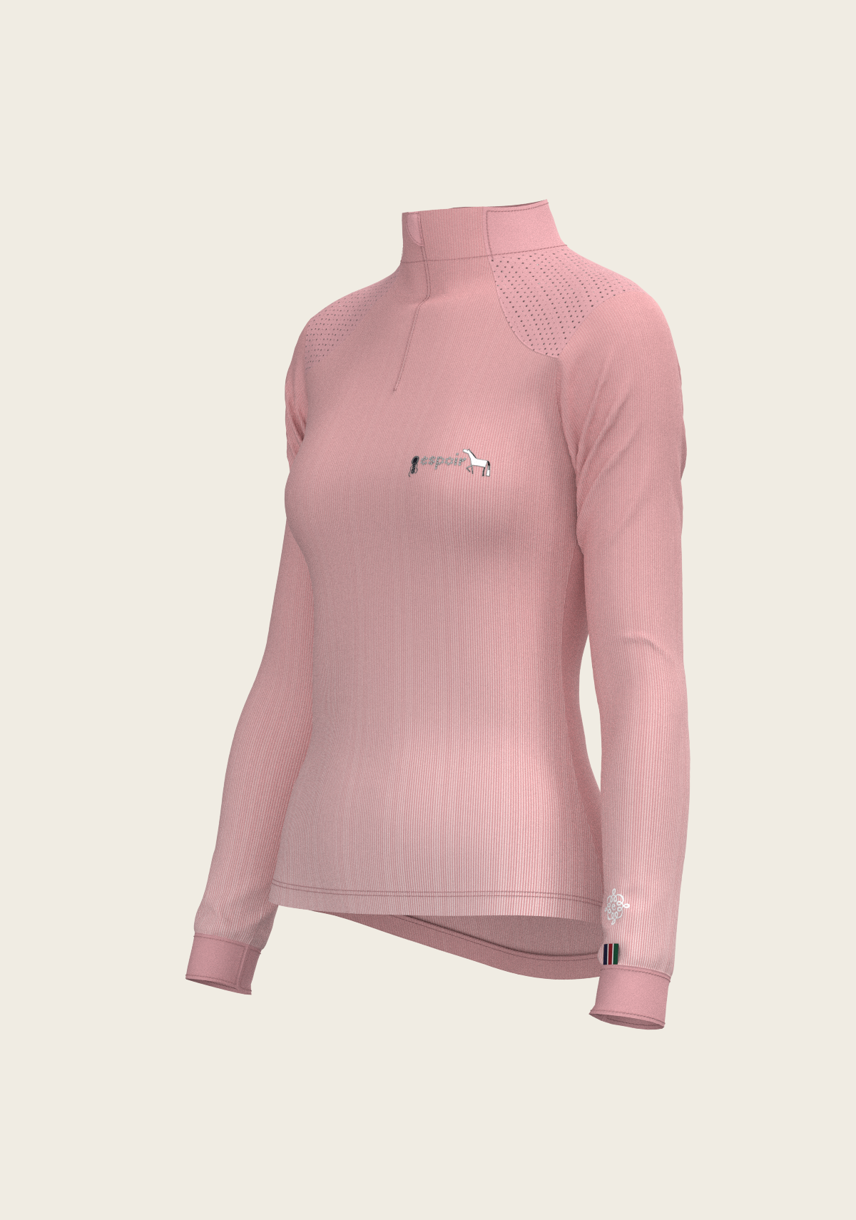 Stripes on Rose Sport Sun Shirt