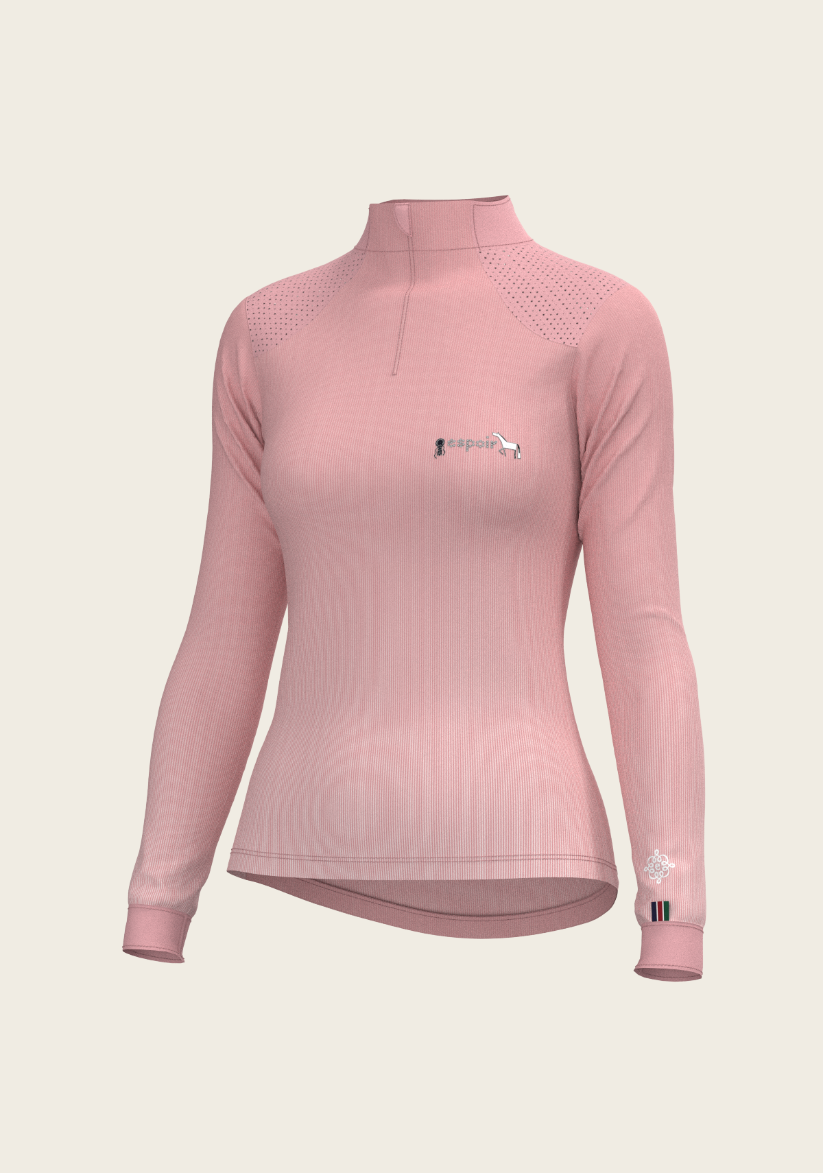 Stripes on Rose Sport Sun Shirt