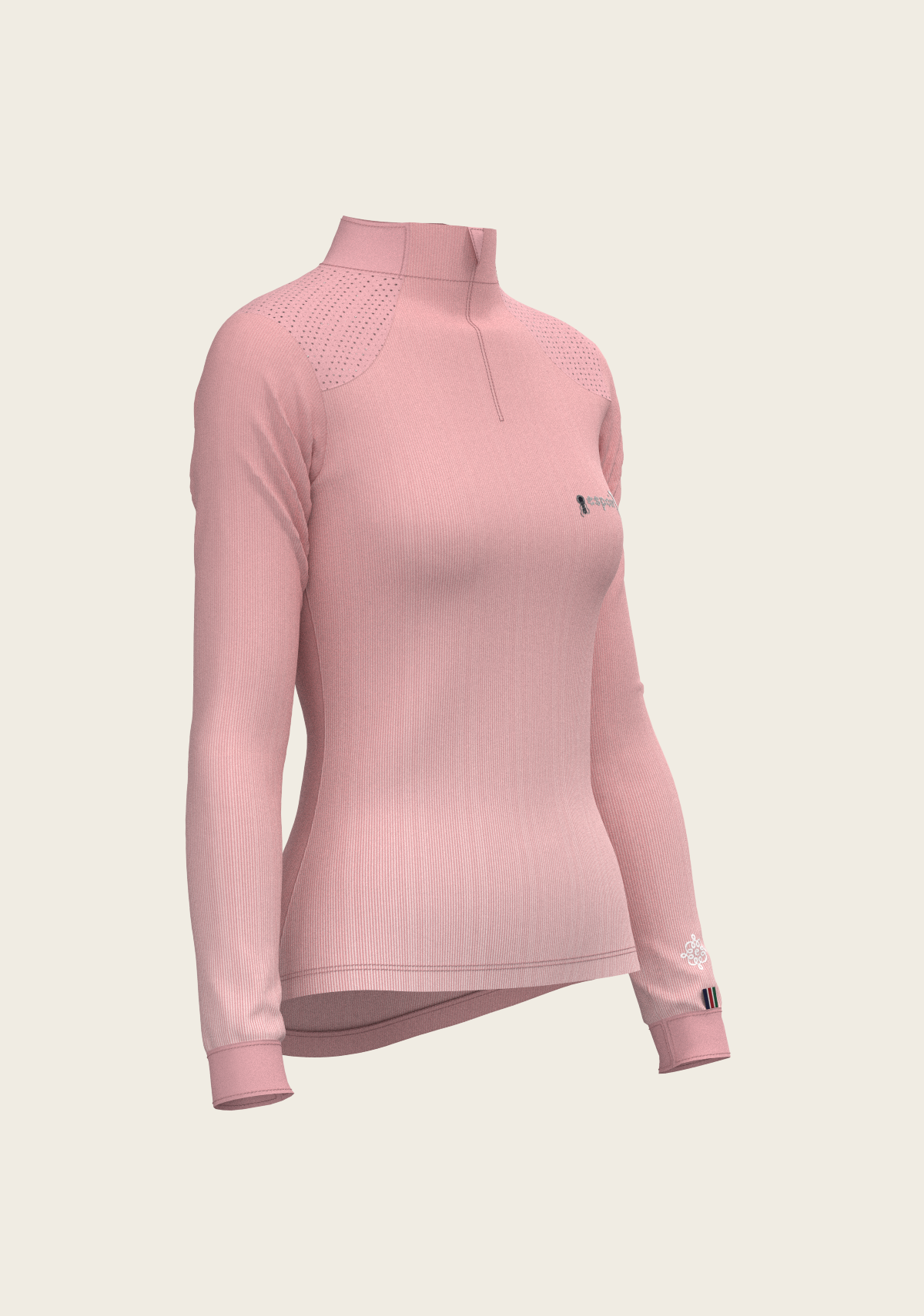 Stripes on Rose Sport Sun Shirt