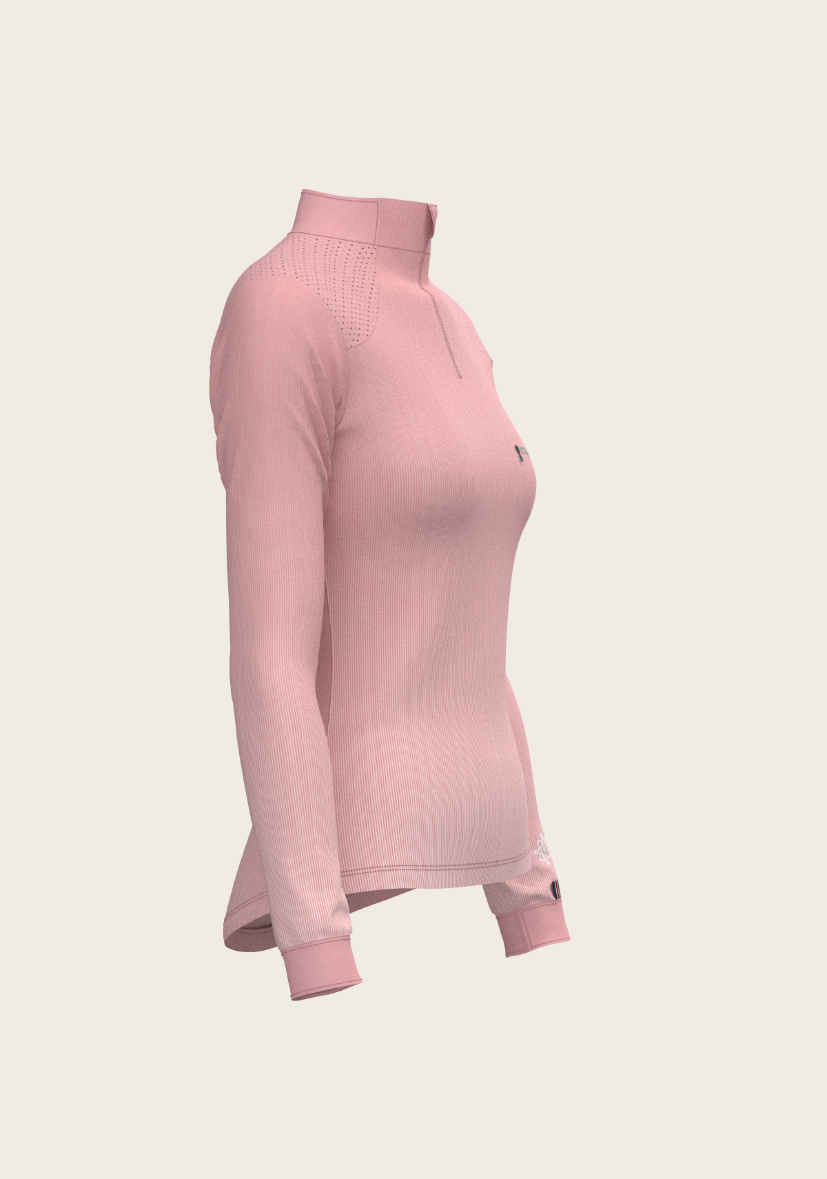 Stripes on Rose Sport Sun Shirt