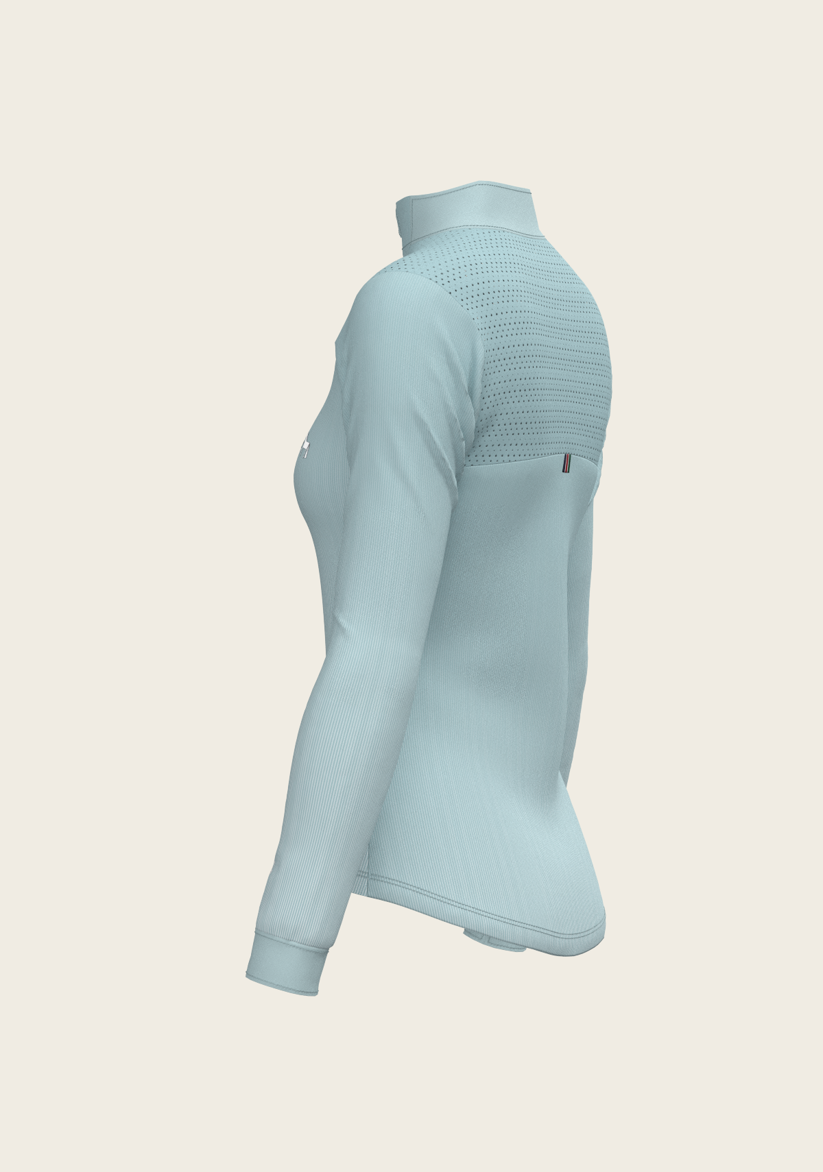 Stripes on Sky Blue Sport Sun Shirt
