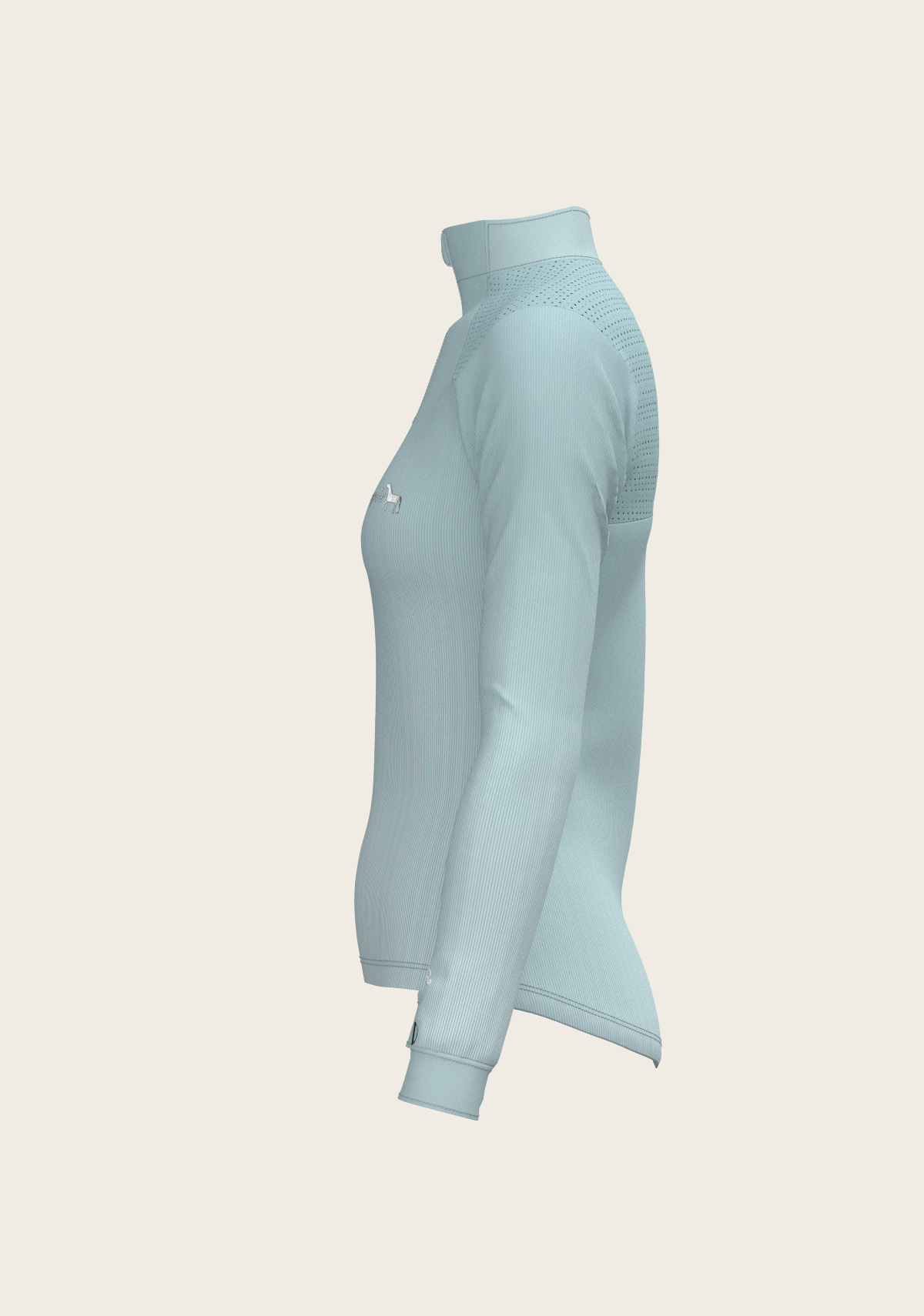 Stripes on Sky Blue Sport Sun Shirt
