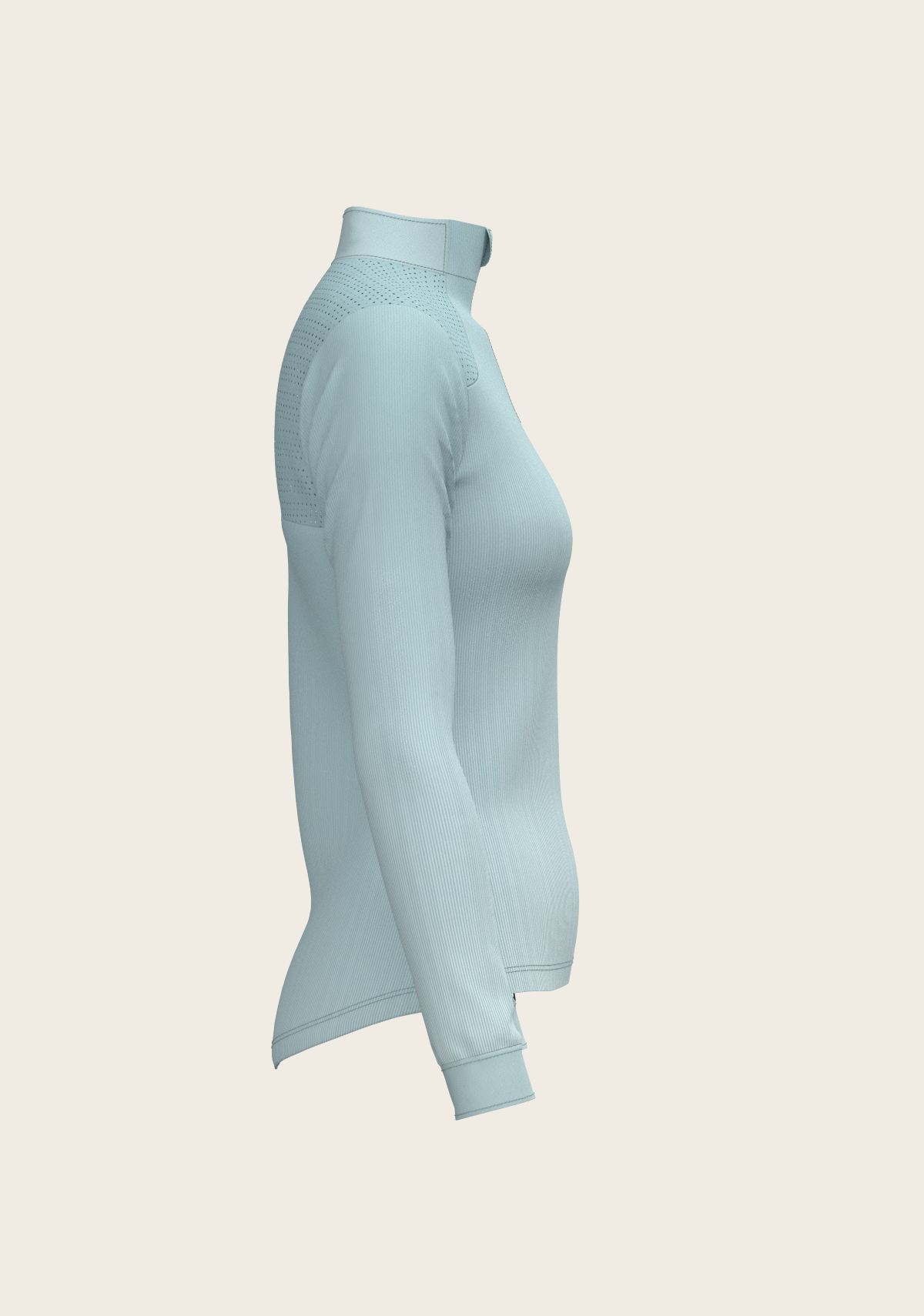Stripes on Sky Blue Sport Sun Shirt